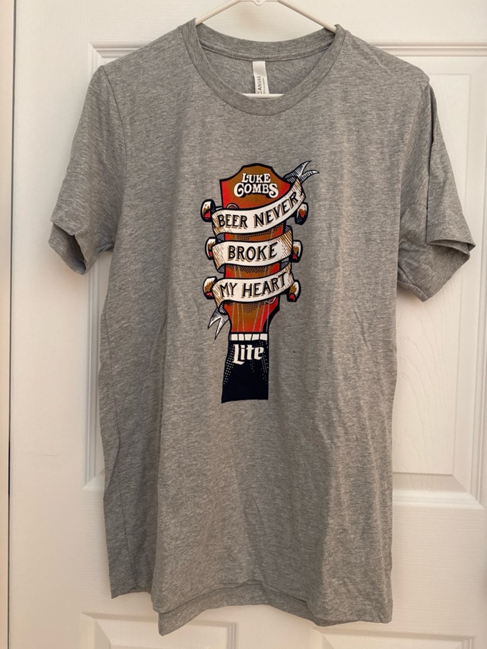 Bella Canvas Grey Classic Tee with Size Tag